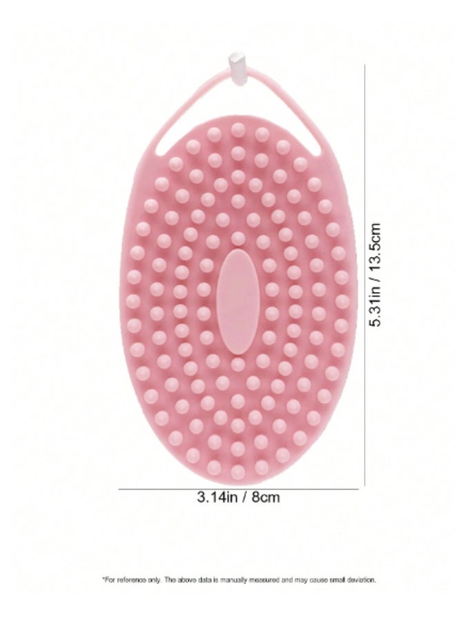 Shein 2-in-1 Silicone Bath Brush for Body Exfoliating & Cleaning | Ideal for Sensitive Skin | High-Quality Silicone - Image 5