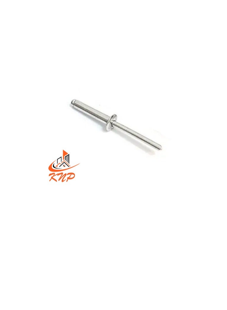 KNP KNP Aluminum Alloy Blind Rivets - Pack of 100 (4mm x 6mm) - Image 1