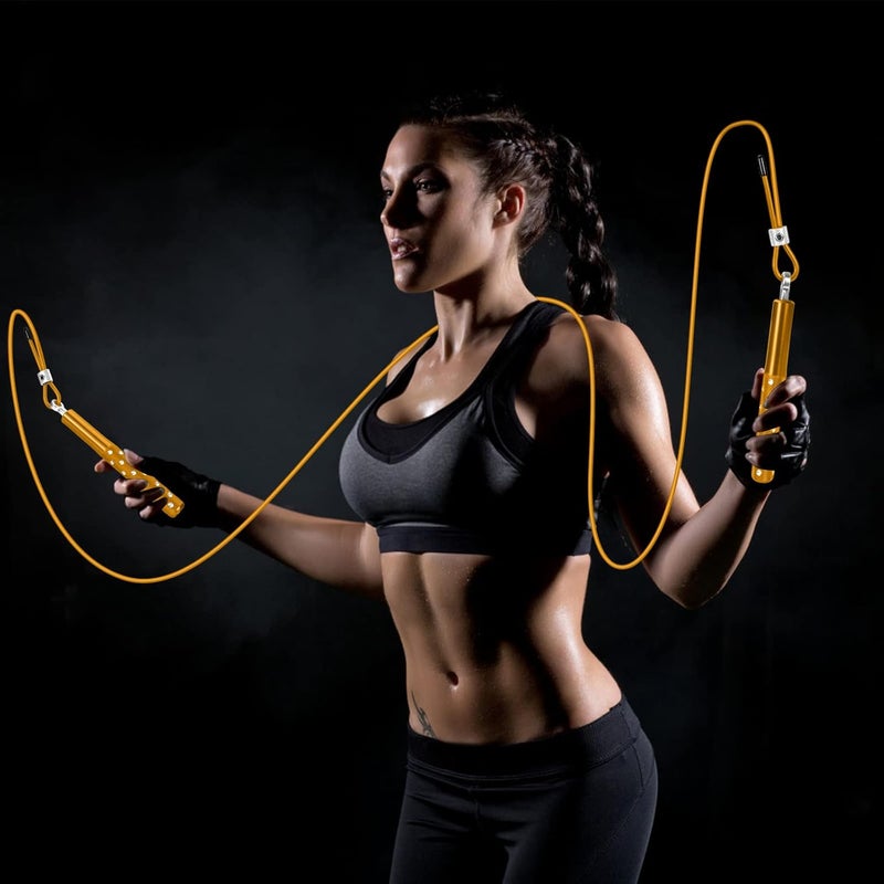 Wastou Jump Rope, Speed Jumping Rope for Training Fitness Exercise, Adjustable Adults Workout Skipping Rope for Men, Women, Kids, Girls - Image 5