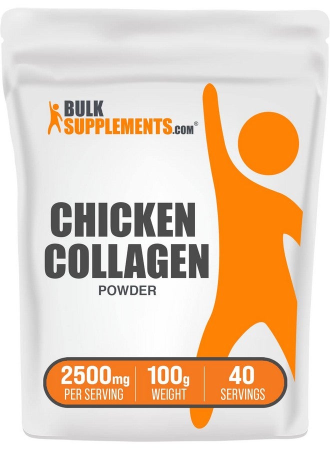 BULKSUPPLEMENTS.COM Chicken Collagen Powder Hydrolyzed Collagen Powder Collagen Supplement Powdered Collagen Collagen Peptides Powder 2500Mg Per Serving (100 Grams 3.5 Oz) - Image 2