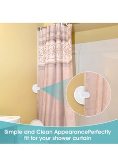 Generic 10 Pack Self-Adhesive Shower Curtain Clips - Durable Weight Clips for Indoor & Outdoor Use, Perfect for Home, Camper & Bathroom Decor  - Image 5