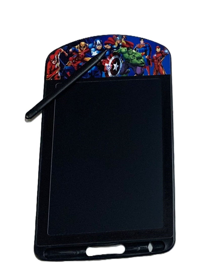 جهاز لوحي LCD للكتابة والرسم للأطفال - تصميم بطل خارق - سبورة إلكترونية ذكية - Image 3