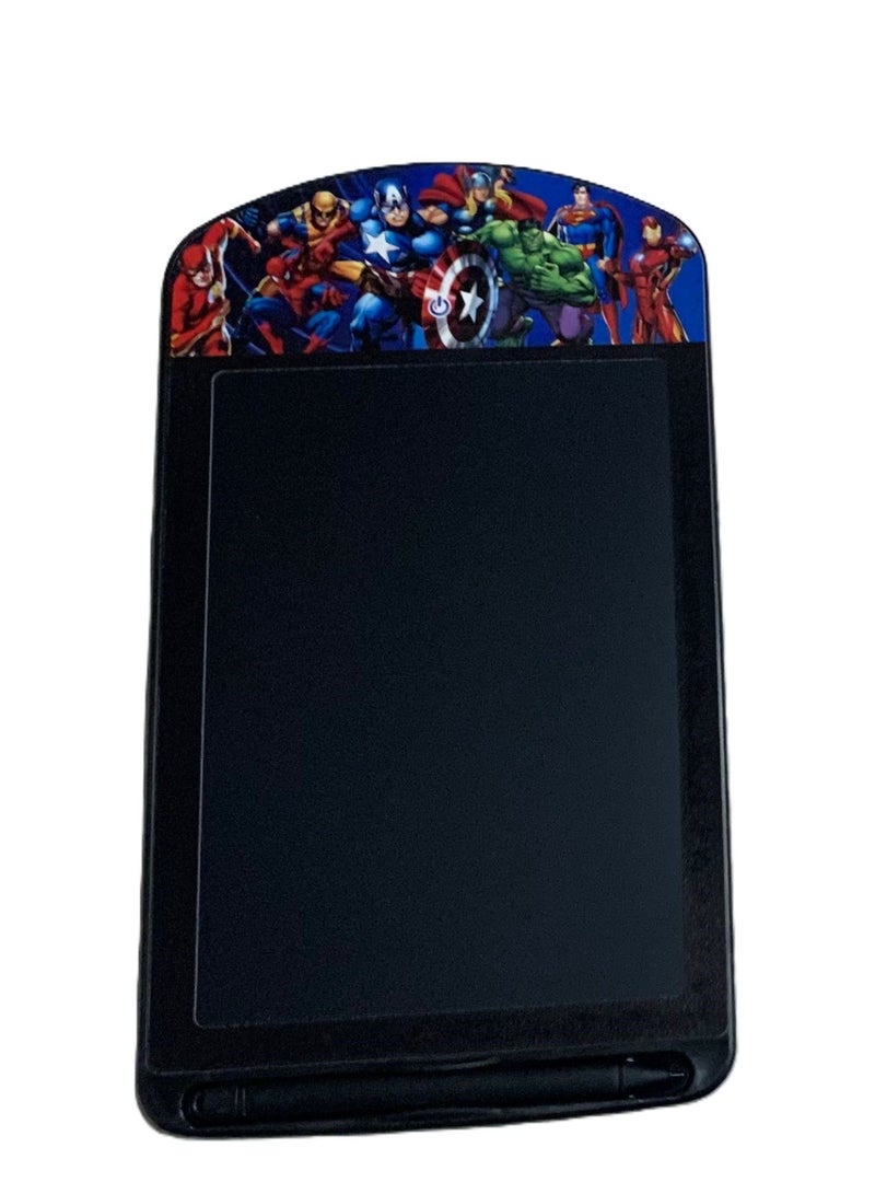 جهاز لوحي LCD للكتابة والرسم للأطفال - تصميم بطل خارق - سبورة إلكترونية ذكية - Image 4