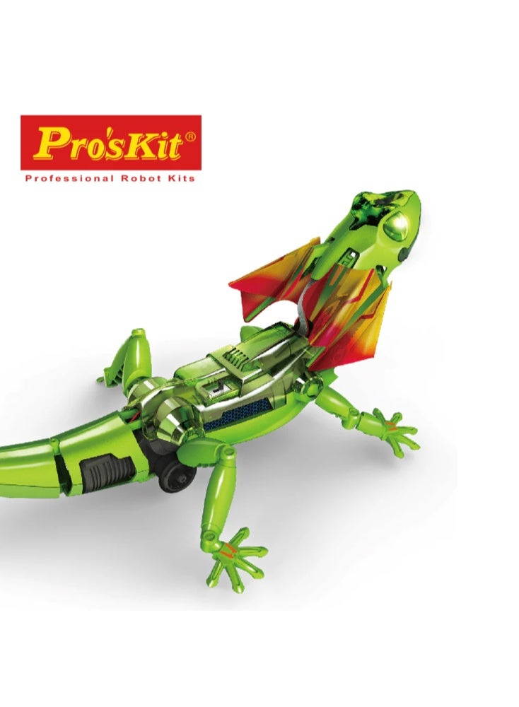 بروس كيت روبوت السحلية المهدبة Pro’sKit GE-892 – لعبة حيوانات أليفة ذكية تفاعلية تعمل بالأشعة تحت الحمراء مع خاصية المطاردة والهروب - Image 5