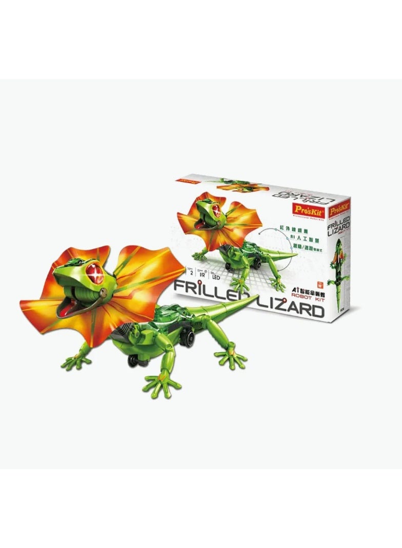 بروس كيت روبوت السحلية المهدبة Pro’sKit GE-892 – لعبة حيوانات أليفة ذكية تفاعلية تعمل بالأشعة تحت الحمراء مع خاصية المطاردة والهروب - Image 4