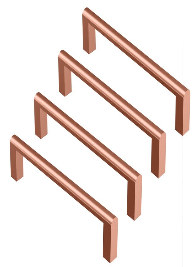 Atlantic Cabinet Pull Handle Rose Gold Finish, Total Length 6.8 inch, Hole-to-Hole 160 mm, Pack of 4 - Image 1