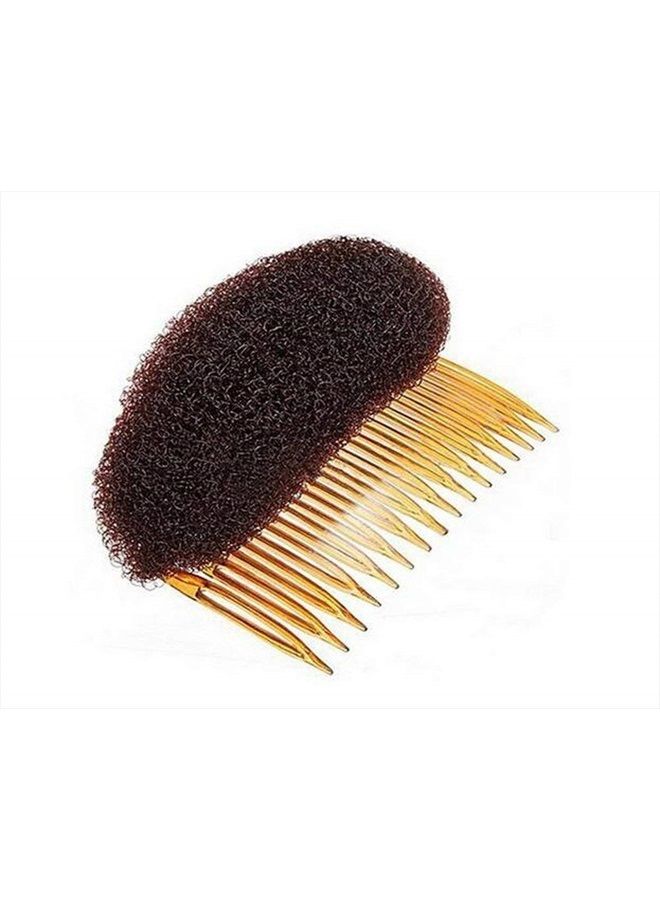 SYBL 2PCS Brown Charming BUMP IT UP Volume Inserts Do Beehive Hair Styler Shaper Insert Tool Hair Comb Bouffant Padding Bun Maker Hair Styling Hair Accessories DIY Hair Beauty Tool for Women Lady Girl - Image 2