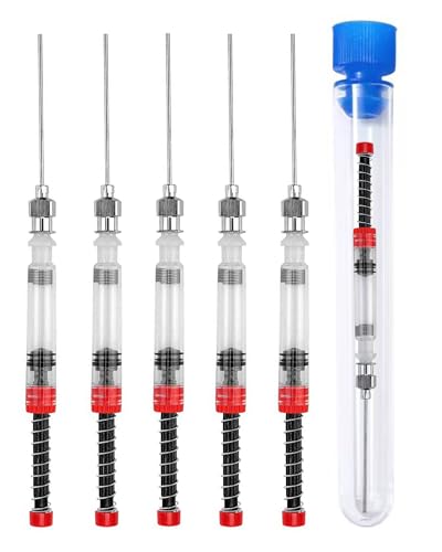 Srzllxfc 5-Pack Fountain Pen Ink Syringe Fillers with Storage Tube – Spring Converter for Refilling Ink Cartridges, Converters – Works with Most Fountain Pens - Image 1