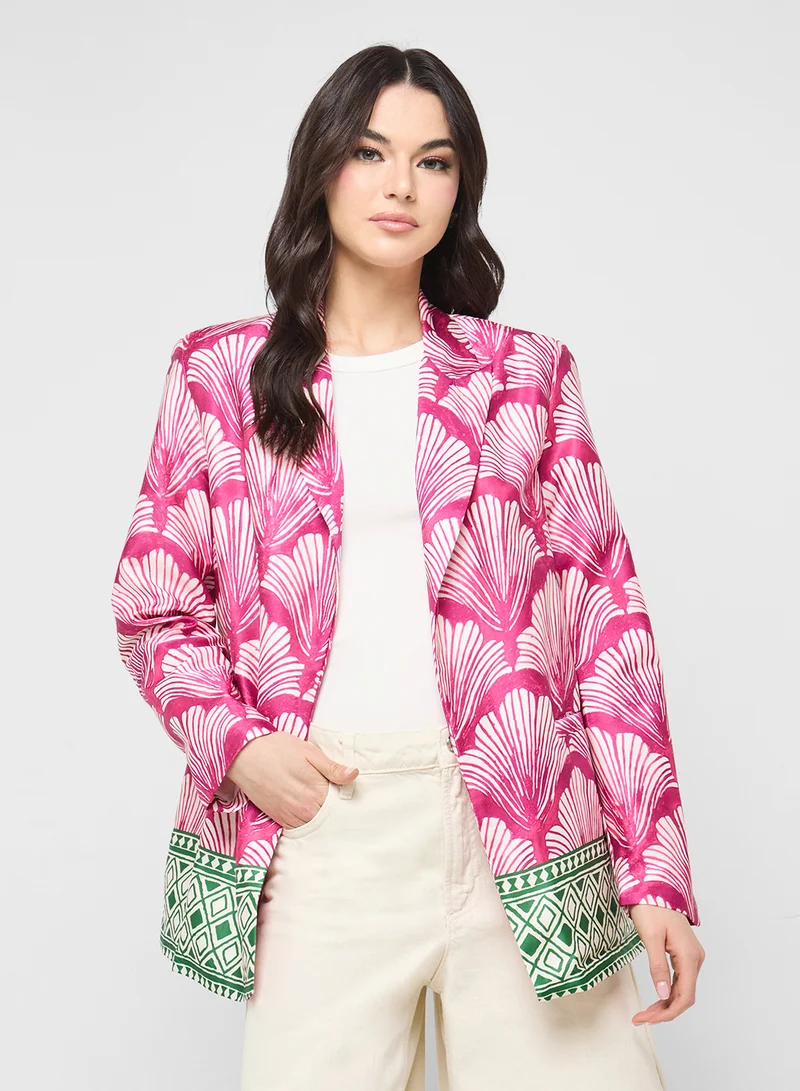 Ginger Floral Printed Boho Jacket