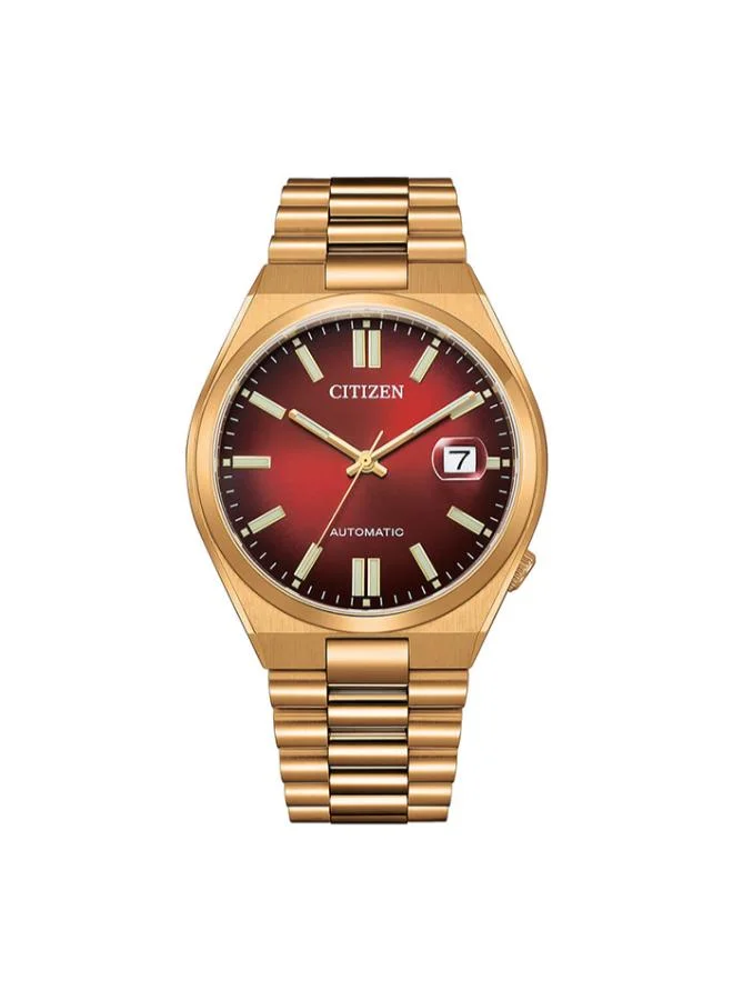 CITIZEN Men's Stainless Steel with Rose Gold Plating Strap  Watch NJ0153-82X - 40 mm