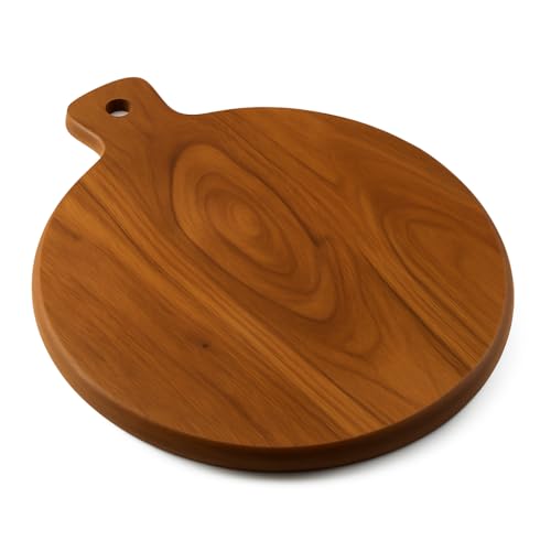 Make in Modern Acacia Wood Chopping Board – 14x12 Inches | Handmade, Reversible, Durable Cutting Board for Kitchen & Serving | Rustic Cheese Platter, Bread or Meat Board - Image 1