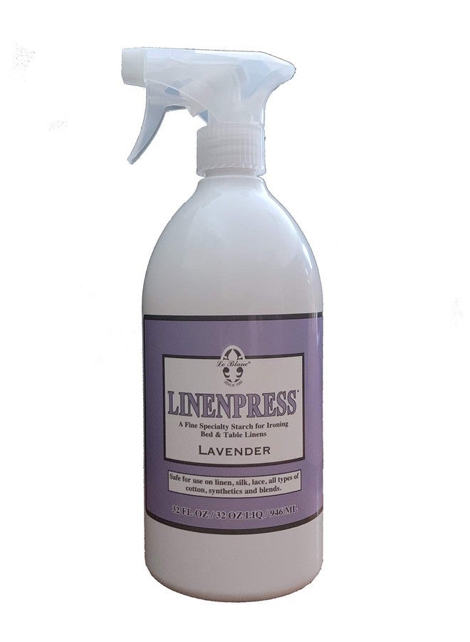 Le Blanc® Lavender Linenpress® - Luxury Starch Alternative for Pressing Fabrics- 32 oz. (1 Pack)