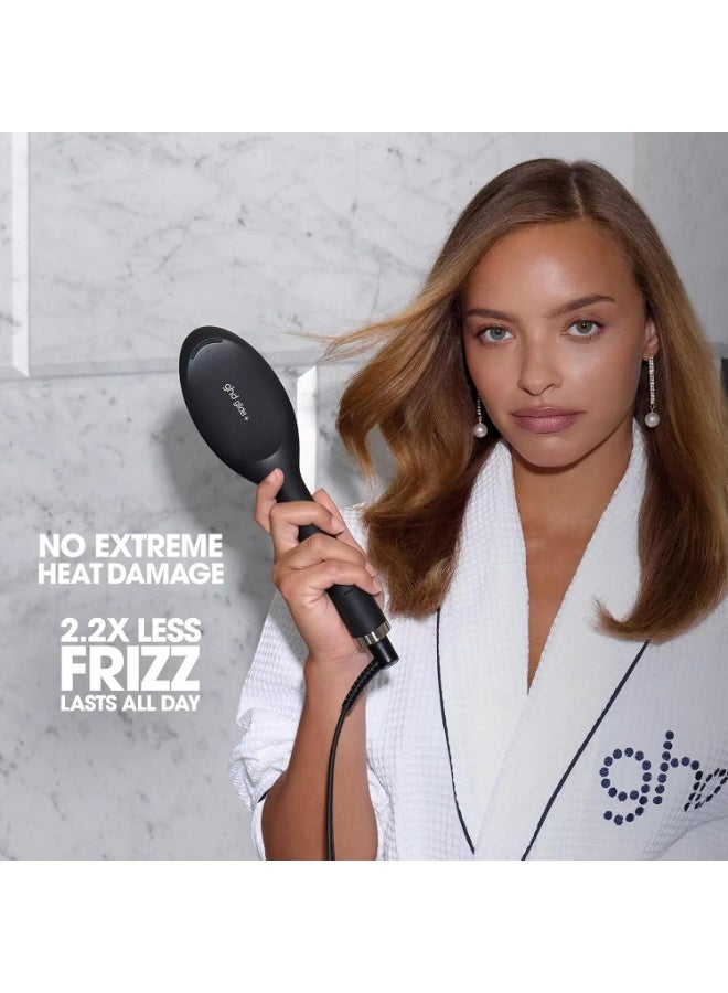 ghd Glide+ Professional Ceramic Hot Brush Hair Straightener with Ionic Technology | Anti-Frizz Hair Smoothing Brush | 185°C Optimum Styling Temperature | Fast Heat-Up - Image 3