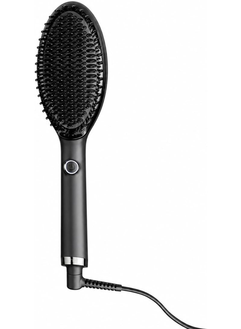 ghd Glide+ Professional Ceramic Hot Brush Hair Straightener with Ionic Technology | Anti-Frizz Hair Smoothing Brush | 185°C Optimum Styling Temperature | Fast Heat-Up - Image 1