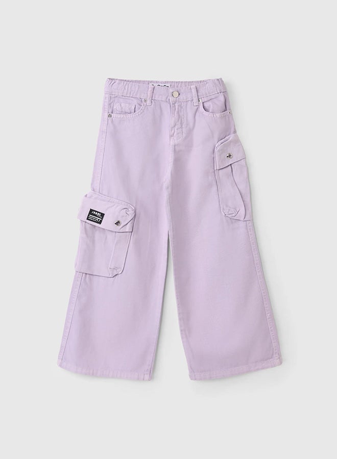 CN Jeans wear Kids Girls Summery Fender Pants - Image 2