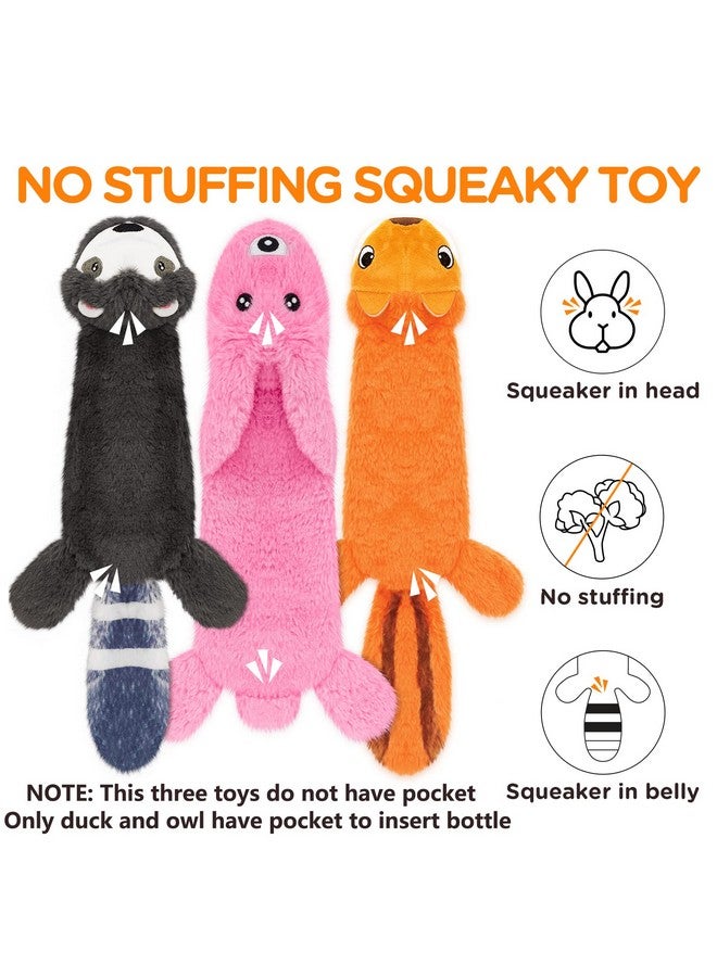 FIREOR Dog Squeak Toys, No Stuffing Plush Crinkle Water Bottle Dogs Chew Toy for Small Medium Large Breed Chewer Squeaky Tough Durable Puppy Teething Chewing Interactive Keep Them Busy Birthday Gifts - Image 4