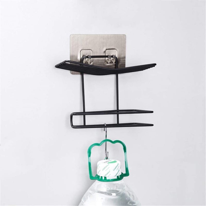 Avenn Latest Toilet Paper Holder Shelf Tissue Roll Towel Storage Rack Multifunctional Bathroom Shelf Wall Mount Tissue Holder with Mobile Phone Storage Shelf Rack Towel Rack Soap Dispenser 2 - Image 3