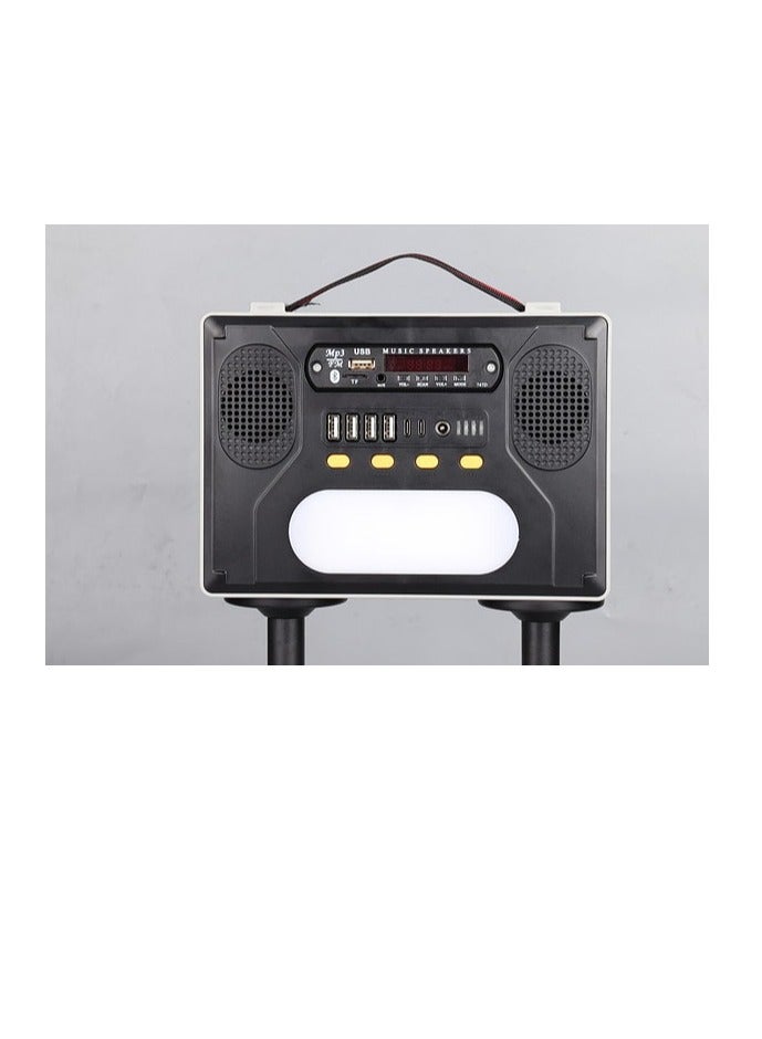 Solar Radio MP3 Bluetooth Music  Good Companion For Outdoor With Camping - Image 3