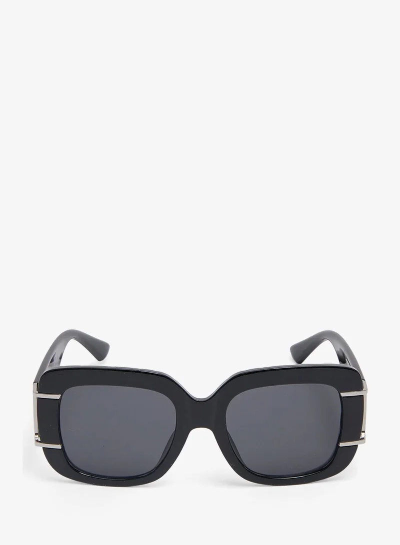 REDTAG Women Black Sunglasses