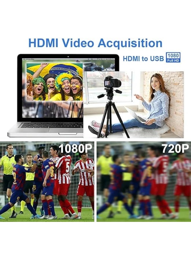 HDMI to USB 3.0 Capture Card | 4K Input 1080P 60FPS Video Capture Device for Gaming, Streaming & Recording - Image 4