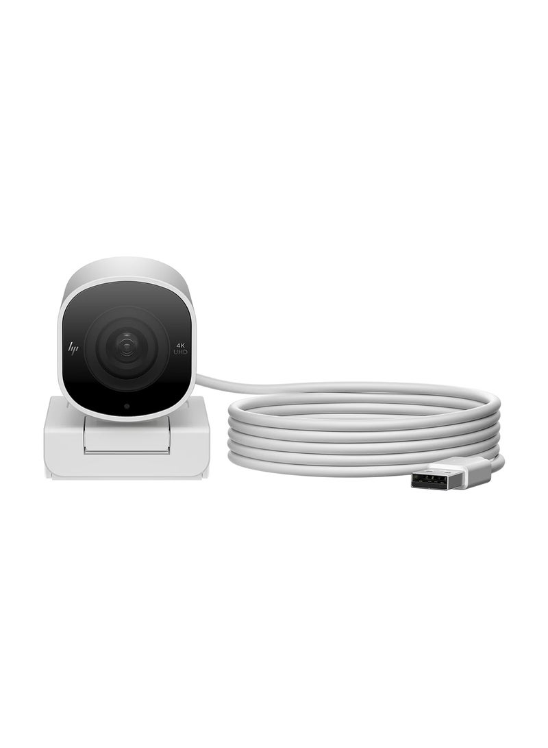 HP كاميرا ويب بدقة 960 4K - تعمل مع زووم، كروم وميكروسوفت تيمز، 695J6AA#ABB - Image 3