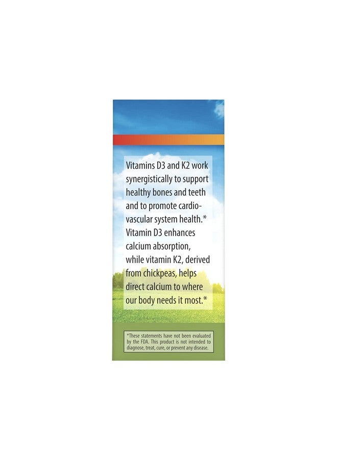 Carlson Super Daily D3 + K2 125 Mcg D3 (5000 Iu) + 90 Mcg Mk7 Heart Health & Bone Support 90 Liquid Drops 2.54 Ml - Image 5