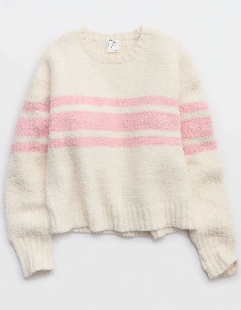 Aerie  OFFLINE By Aerie Marshmallow Crewneck Sweater for Women | Best Price UAE