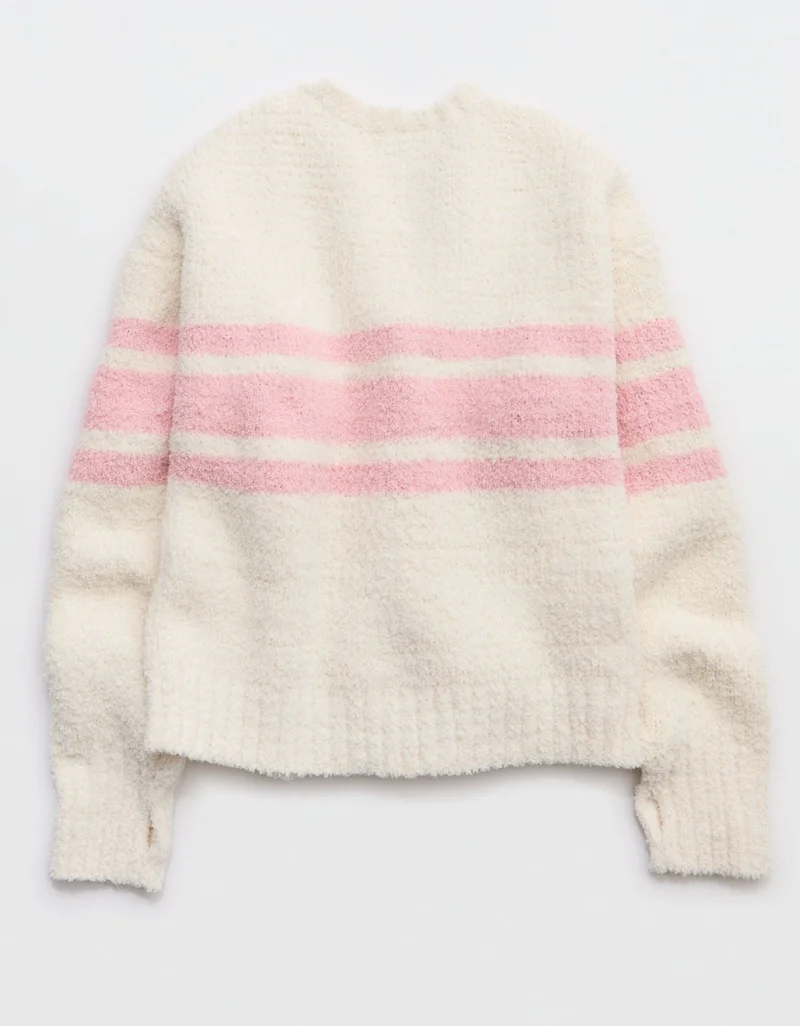 Aerie  OFFLINE By Aerie Marshmallow Crewneck Sweater for Women | Best Price UAE