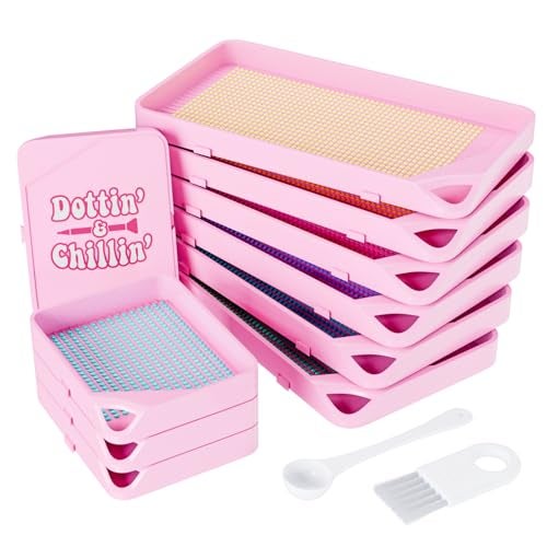 ARTDOT 10Piece Interlocking Diamond Art Trays Kits for Adults Stackable Diamond Painting Accessories and Tools - Image 1