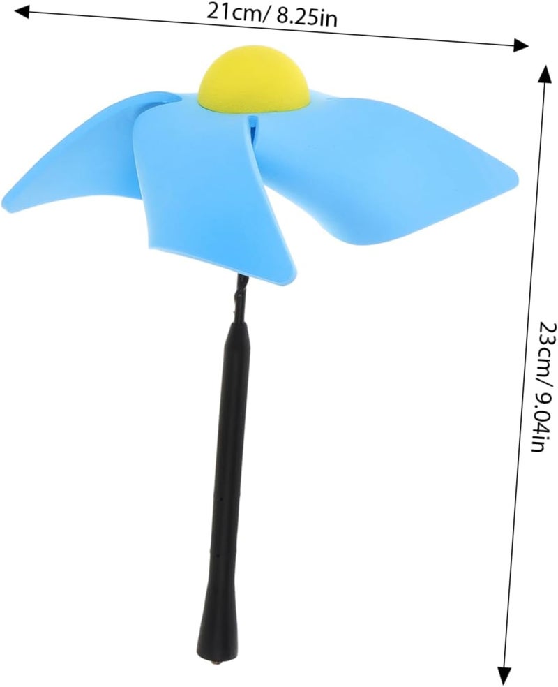 Unomor Unique Car Roof Ornament Mini Macaron Antenna Topper Cute Windmill Decor for Antenna Car Accessories - Image 2