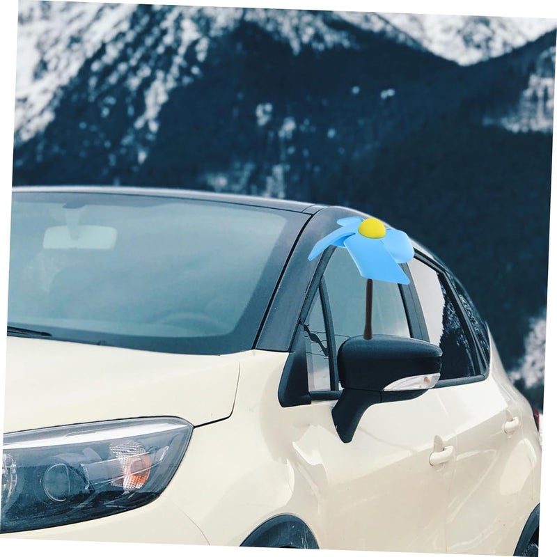 Unomor Unique Car Roof Ornament Mini Macaron Antenna Topper Cute Windmill Decor for Antenna Car Accessories - Image 4