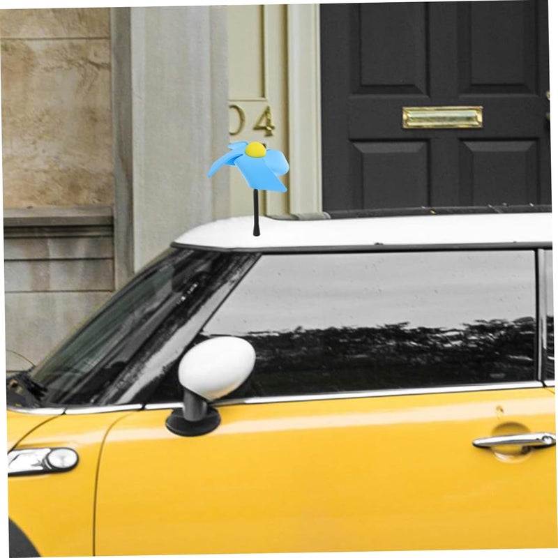 Unomor Unique Car Roof Ornament Mini Macaron Antenna Topper Cute Windmill Decor for Antenna Car Accessories - Image 5