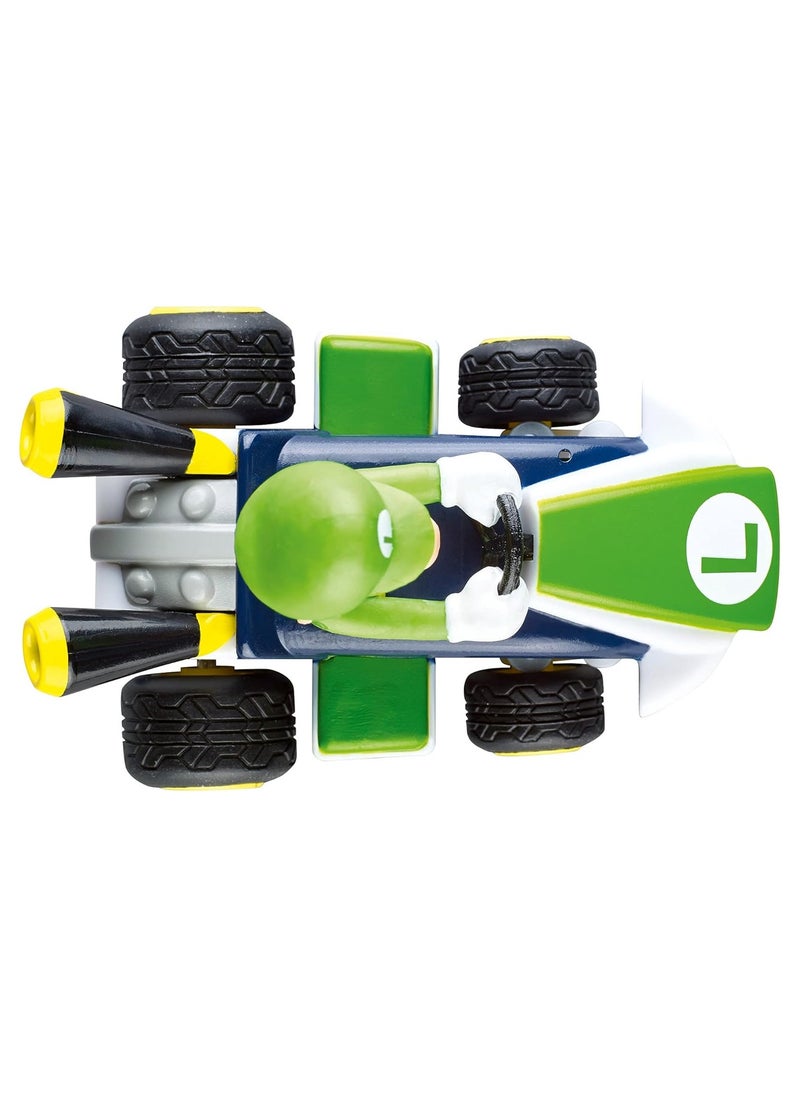 Carrera Mario Kart RC Mini Controllable Car, Luigi | 2.4 GHz Remote Control Toy for Kids | Turbo speed, precise steering, eco-friendly packaging | Fun for ages 6+  - Image 4