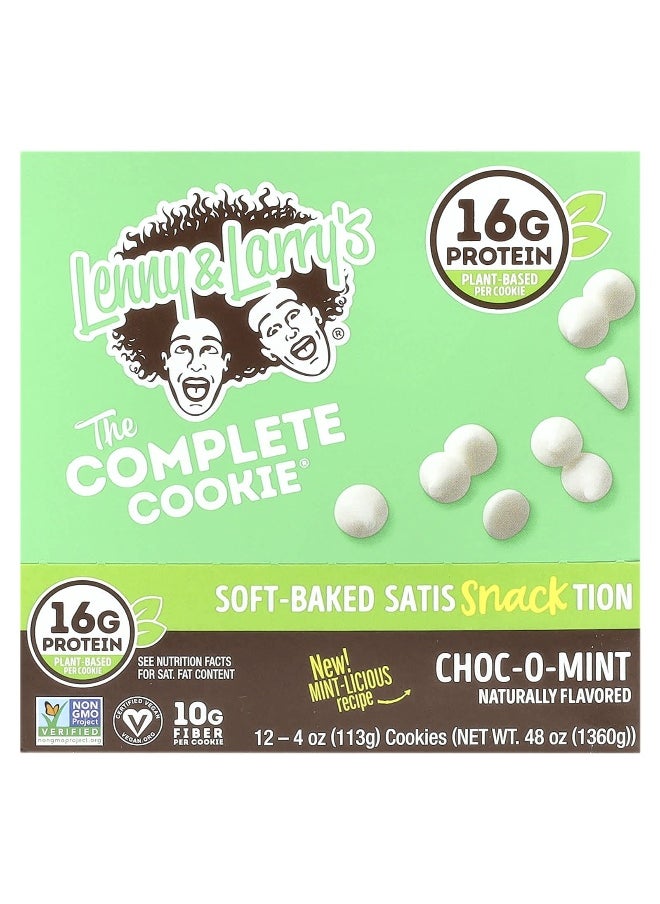 Lenny & Larry's Lenny & Larry's, The Complete Cookie®, Choc-O-Mint, 12 Cookies, 4 oz (113 g) Each  - Image 1