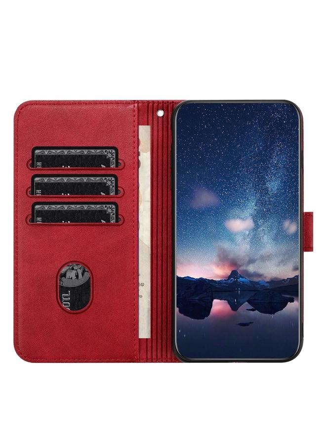 اس-توب جراب هاتف Realme 11 Pro مصنوع من الجلد بنقشة طيور الأشجار - Image 3