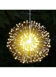 Generic Firework Lights 1 Pack LED Gazebo Lights Battery Operated 8 Modes Garden Hanging Lights With Remote Waterproof Starburst Lights With Remote Control For Garden Party Outdoor Indoor  - Image 1
