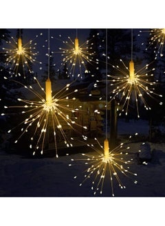 Generic Firework Lights 1 Pack LED Gazebo Lights Battery Operated 8 Modes Garden Hanging Lights With Remote Waterproof Starburst Lights With Remote Control For Garden Party Outdoor Indoor  - Image 5
