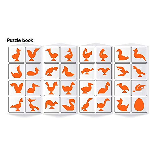 Play Panda Brain Booster Set 3 - 56 Puzzles Designed To Boost Intelligence With Magnetic Shapes, Magnetic Board, Puzzle Book And Solution Book,Multicolor - Image 5