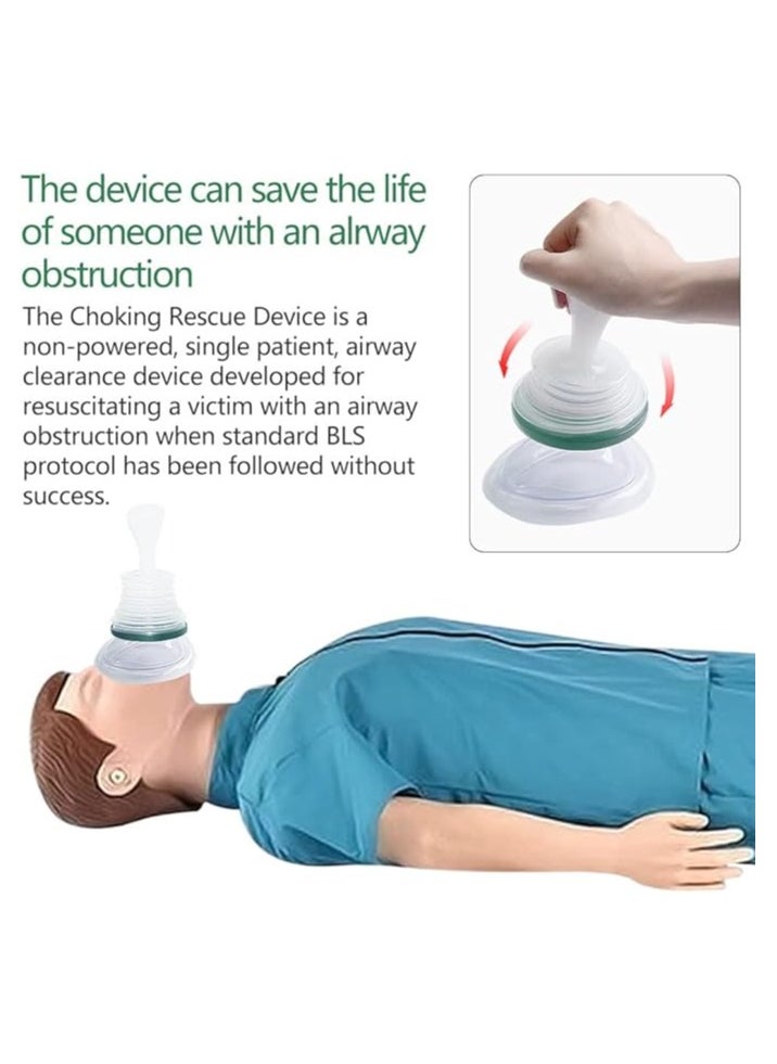 Halamine - "2piece Choking Rescue Device for Kids and Adults, Portable Airway Assist Device First Aid Choking Devive, CPR Device Rescue Device Training Products, Emergency First Aid ﻿" - Image 1