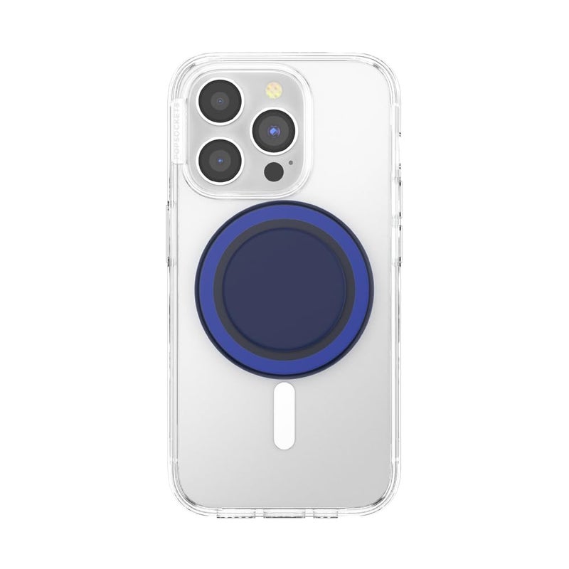 PopSockets Phone Grip for MagSafe, Magnetic Holder, Phone Stand - Basic Naval - Image 4