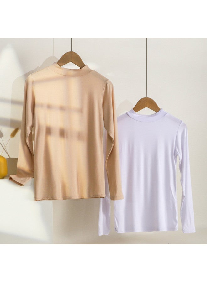 Modal Autumn Base Shirt For Women, Comfortable, Lightweight, Slim-Fit, Inner Wear, Women'S Base Top - Image 4