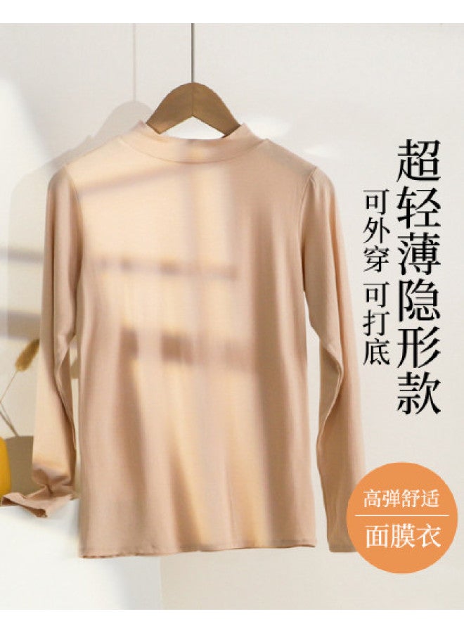 Modal Autumn Base Shirt For Women, Comfortable, Lightweight, Slim-Fit, Inner Wear, Women'S Base Top - Image 1