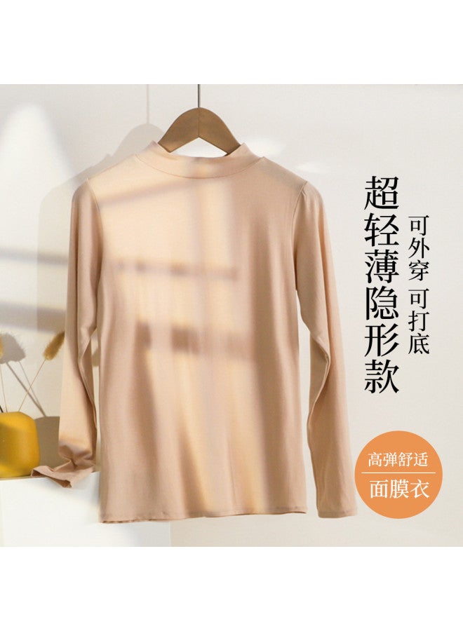 Modal Autumn Base Shirt For Women, Comfortable, Lightweight, Slim-Fit, Inner Wear, Women'S Base Top - Image 2