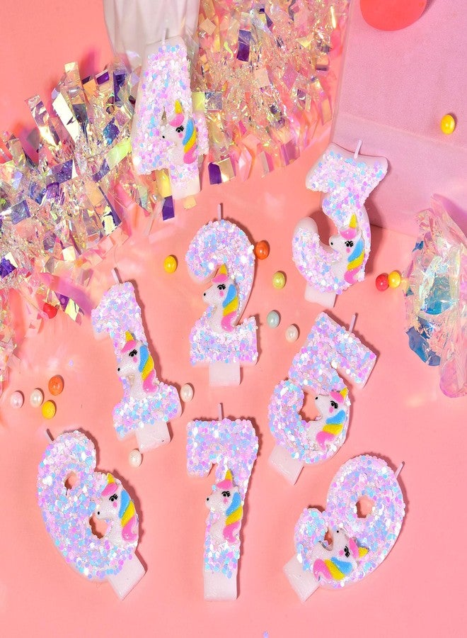PHD CAKE 2.76 Inch Number 4 Unicorn Birthday Candles, Unicorn Themed Number Candles, Party Celebration - Image 5