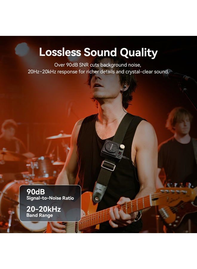 Retekess TA101 in Ear Monitor System,Wireless IEM System,Stereo/Mono,Low Latency, 8 Channels,Transmitter and Beltpack Receiver for Recording Studio,Singer,Band Rehearsals and Live Performance - Image 4