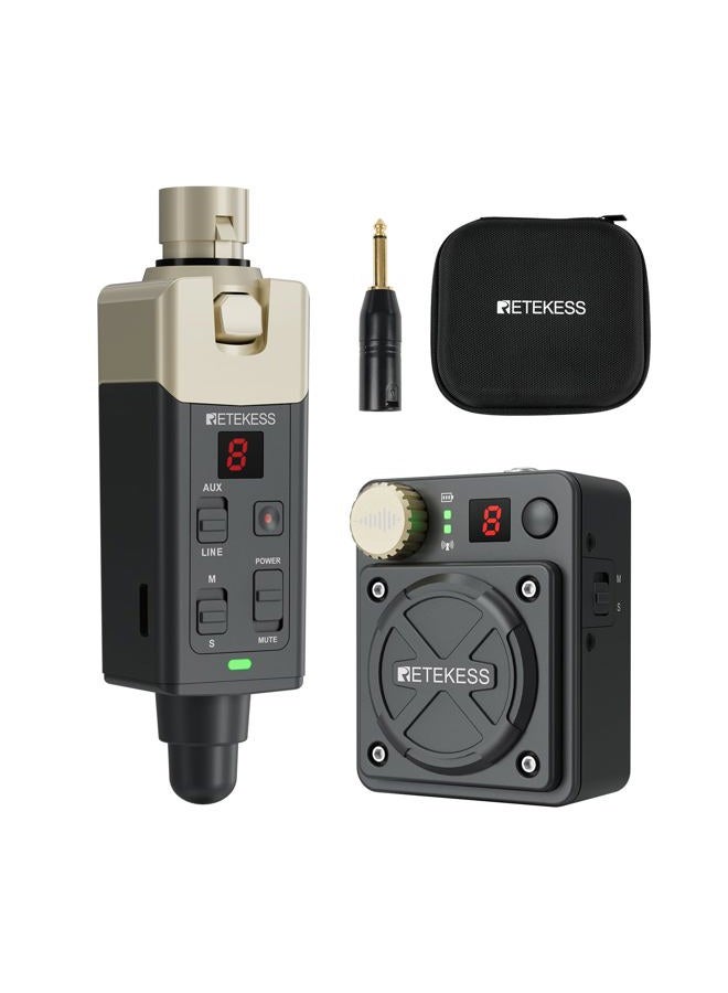 Retekess TA101 in Ear Monitor System,Wireless IEM System,Stereo/Mono,Low Latency, 8 Channels,Transmitter and Beltpack Receiver for Recording Studio,Singer,Band Rehearsals and Live Performance - Image 1