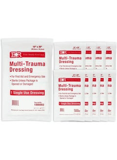 Ever Ready First Aid Ever Ready First Aid Multi-Trauma Dressing 10"x30" 10 Count 