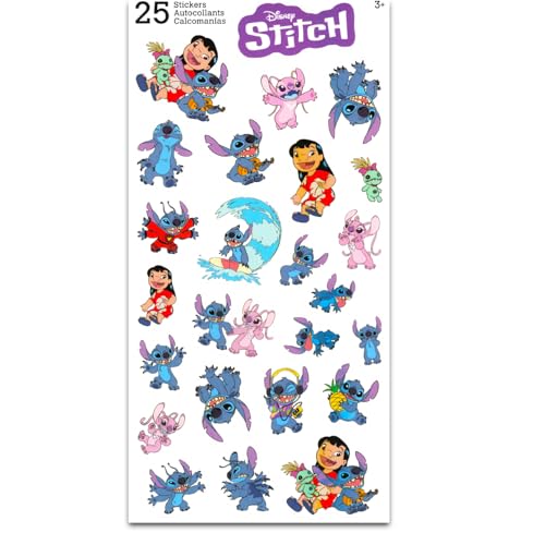 Disney Stitch School Supplies Gel Pen Set - 6 Pc Stitch Gel Pens Party Favors Bundle for Kids, Women, and Men Plus Stickers, Tattoos | Lilo and Stitch Pens for Kids, Lilo and Stitch School Supplies - Image 5