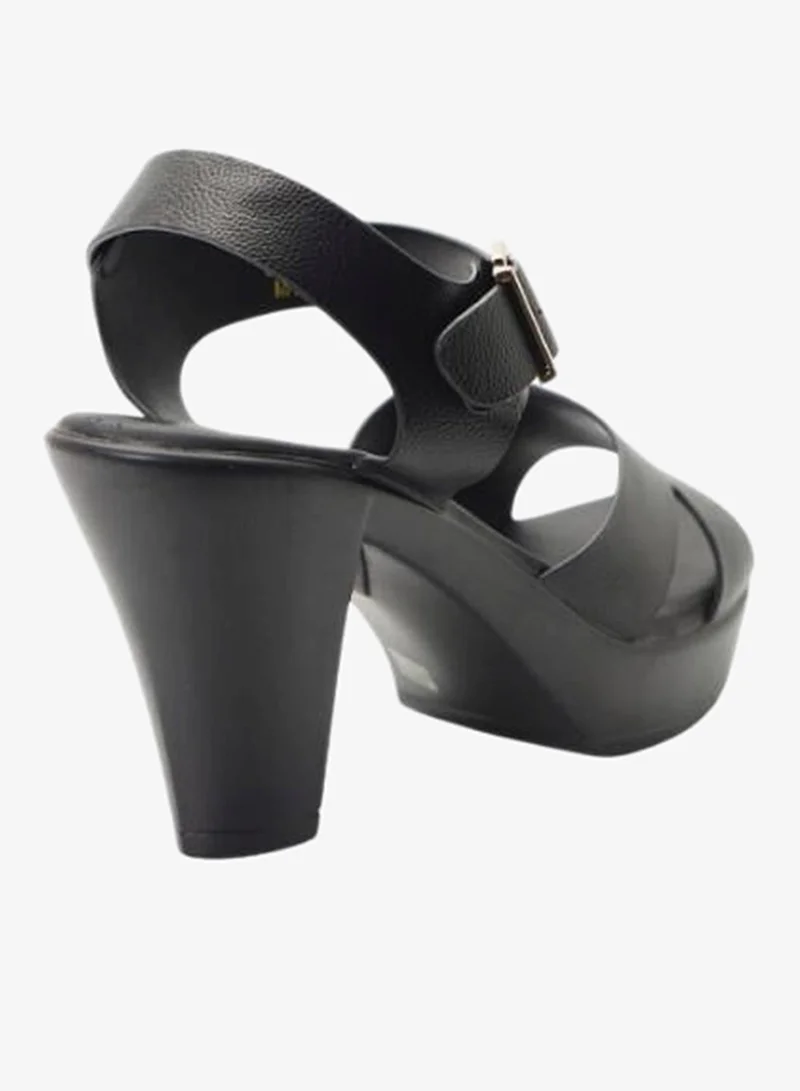 Michelle Morgan 092-3065 Michelle Morgan Ladies High Heel Backstrap Sandals 514RL519 Black