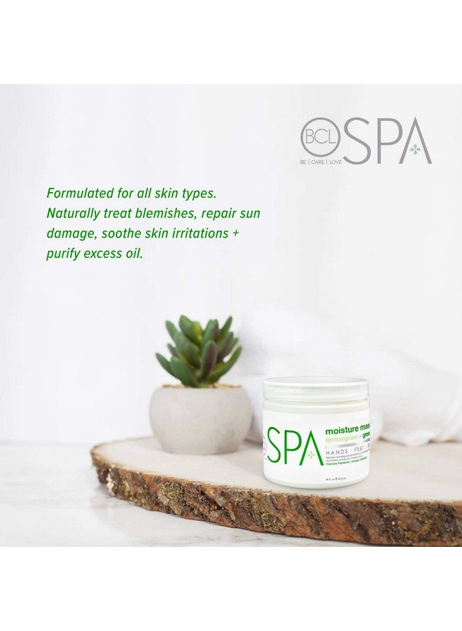 BCL SPA Moisture Mask Lemongrass + Green Tea, 16 oz - Image 4